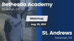 Matchup: Bethesda Academy vs. St. Andrews  2019