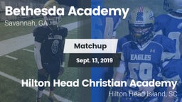 Matchup: Bethesda Academy vs. Hilton Head Christian Academy  2019