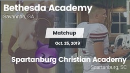 Matchup: Bethesda Academy vs. Spartanburg Christian Academy  2019