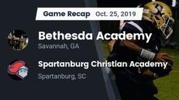 Recap: Bethesda Academy vs. Spartanburg Christian Academy  2019