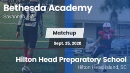 Matchup: Bethesda Academy vs. Hilton Head Preparatory School 2020