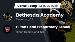 Recap: Bethesda Academy vs. Hilton Head Preparatory School 2020