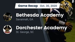 Recap: Bethesda Academy vs. Dorchester Academy  2020