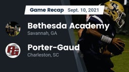 Recap: Bethesda Academy vs. Porter-Gaud  2021