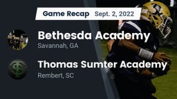 Recap: Bethesda Academy vs. Thomas Sumter Academy 2022
