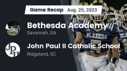 Recap: Bethesda Academy vs. John Paul II Catholic School 2023