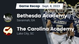 Recap: Bethesda Academy vs. The Carolina Academy 2023
