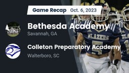 Recap: Bethesda Academy vs. Colleton Preparatory Academy 2023