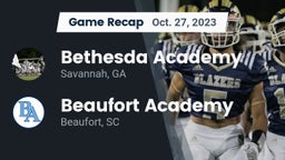 Recap: Bethesda Academy vs. Beaufort Academy 2023
