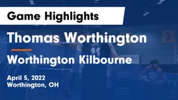 Thomas Worthington  vs Worthington Kilbourne  Game Highlights - April 5, 2022