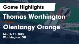 Thomas Worthington  vs Olentangy Orange  Game Highlights - March 11, 2023