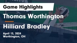 Thomas Worthington  vs Hilliard Bradley  Game Highlights - April 13, 2024