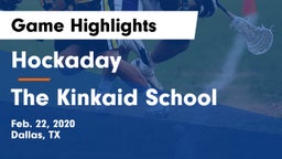 Hockaday  vs The Kinkaid School Game Highlights - Feb. 22, 2020