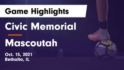 Civic Memorial  vs Mascoutah  Game Highlights - Oct. 15, 2021