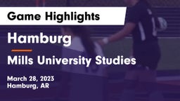 Hamburg  vs Mills University Studies  Game Highlights - March 28, 2023
