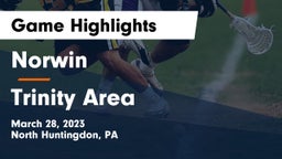 Norwin  vs Trinity Area  Game Highlights - March 28, 2023