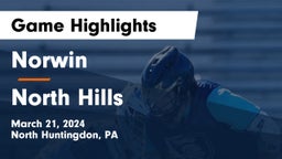 Norwin  vs North Hills  Game Highlights - March 21, 2024