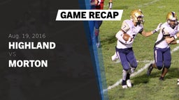 Recap: Highland  vs. Hammond Morton 2016