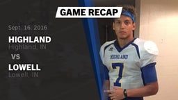Recap: Highland  vs. Lowell  2016