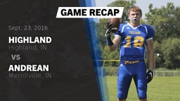 Recap: Highland  vs. Andrean  2016