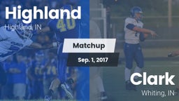 Matchup: Highland  vs. Clark  2017