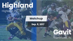 Matchup: Highland  vs. Gavit  2017