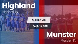 Matchup: Highland  vs. Munster  2017