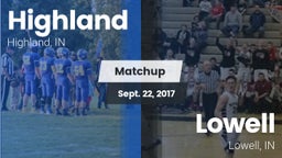 Matchup: Highland  vs. Lowell  2017