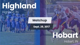 Matchup: Highland  vs. Hobart  2017