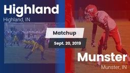 Matchup: Highland  vs. Munster  2019