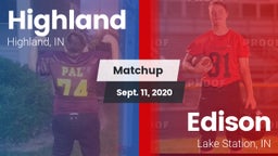 Matchup: Highland  vs. Edison  2020