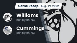 Recap: Williams  vs. Cummings  2022
