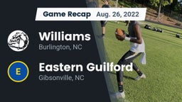 Recap: Williams  vs. Eastern Guilford  2022