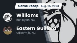 Recap: Williams  vs. Eastern Guilford  2023