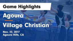 Agoura  vs Village Christian  Game Highlights - Nov. 22, 2017
