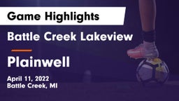 Battle Creek Lakeview  vs Plainwell  Game Highlights - April 11, 2022