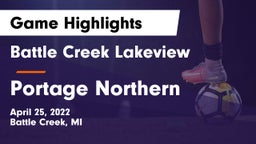 Battle Creek Lakeview  vs Portage Northern  Game Highlights - April 25, 2022