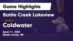 Battle Creek Lakeview  vs Coldwater   Game Highlights - April 11, 2023