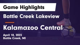 Battle Creek Lakeview  vs Kalamazoo Central  Game Highlights - April 18, 2023