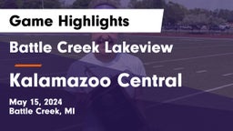 Battle Creek Lakeview  vs Kalamazoo Central  Game Highlights - May 15, 2024