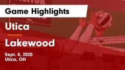 Utica  vs Lakewood  Game Highlights - Sept. 8, 2020