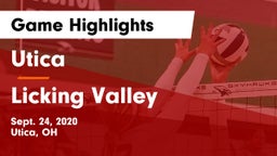 Utica  vs Licking Valley  Game Highlights - Sept. 24, 2020