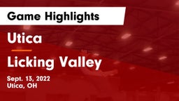 Utica  vs Licking Valley Game Highlights - Sept. 13, 2022