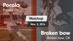 Matchup: Pocola  vs. Broken bow  2016