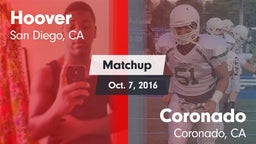 Matchup: Hoover  vs. Coronado  2016