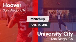 Matchup: Hoover  vs. University City  2016