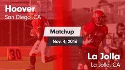 Matchup: Hoover  vs. La Jolla  2016