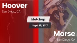 Matchup: Hoover  vs. Morse  2017