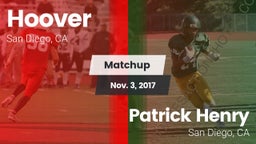 Matchup: Hoover  vs. Patrick Henry  2017