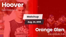 Matchup: Hoover  vs. Orange Glen  2018